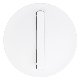 Legrand Céliane - Enjoliveur pour Interr, Va-et-Vient ou Poussoir - Doigt Etroit - Blanc - Réf : 065001