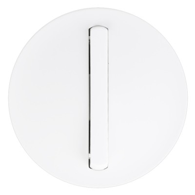 Legrand Céliane - Enjoliveur pour Interr, Va-et-Vient ou Poussoir - Doigt Etroit - Blanc - Réf : 065001