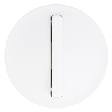 Legrand Céliane - Enjoliveur pour Interr, Va-et-Vient ou Poussoir - Doigt Etroit - Blanc - Réf : 065001