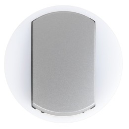 Legrand Céliane - Enjoliveur - VV / Poussoir avec Couronne lum - Doigt Large Titane - Réf : 065104