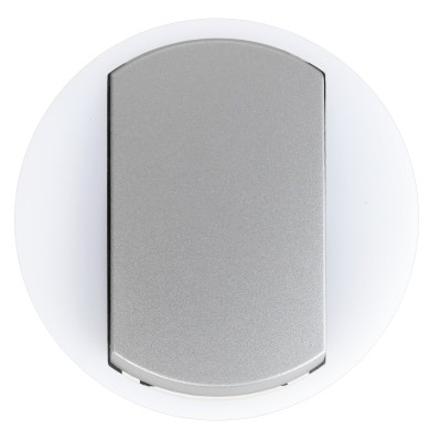 Legrand Céliane - Enjoliveur - VV / Poussoir avec Couronne lum - Doigt Large Titane - Réf : 065104