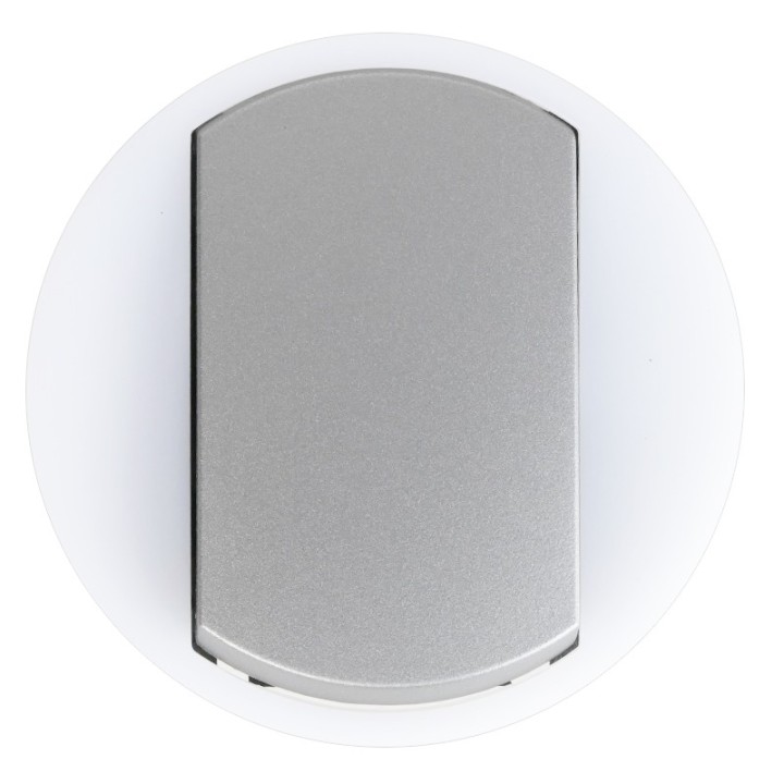 Legrand Céliane - Enjoliveur - VV / Poussoir avec Couronne lum - Doigt Large Titane - Réf : 065104