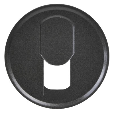 Legrand Céliane - Enjoliveur pour Prise Téléphone pour Réseau Mixte et Basique - Graphite - Réf : 067937