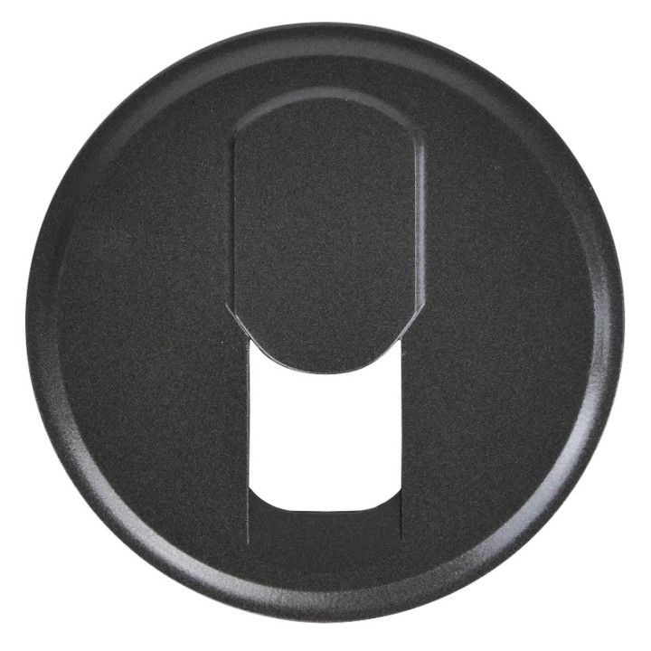 Legrand Céliane - Enjoliveur pour Prise Téléphone pour Réseau Mixte et Basique - Graphite - Réf : 067937