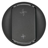 Legrand Céliane - Enjoliveur pour Commande VMC - Graphite - Réf : 067961