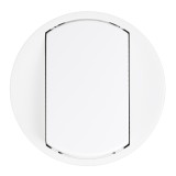 Legrand Céliane - Enjoliveur pour Interr, Va-et-Vient ou Poussoir - Doigt Large Blanc - Réf : 068001