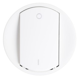 Legrand Céliane - Enjoliveur large pour Interrupteur Bipolaire - Blanc - Réf : 068021
