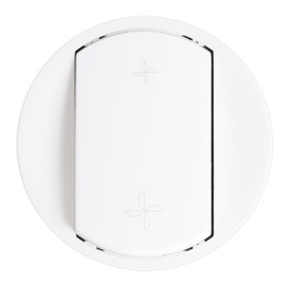 Legrand Céliane - Enjoliveur pour commande VMC - Blanc - Réf : 068061
