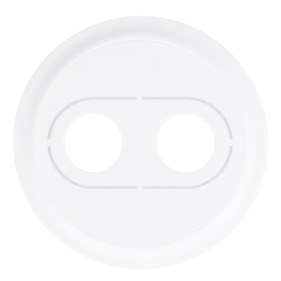 Legrand Céliane - Enjoliveur - Prise Banana Simple - Blanc - Réf : 068231