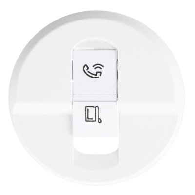 Legrand Céliane - Enjoliveur - Prise RJ 45 - Blanc - Réf : 068251