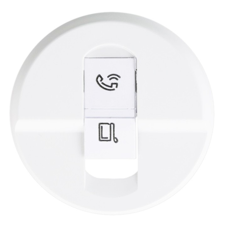 Legrand Céliane - Enjoliveur - Prise RJ 45 - Blanc - Réf : 068251