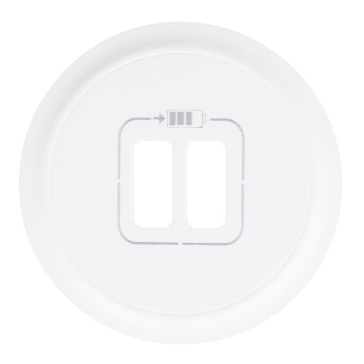 Legrand Céliane - Enjoliveur - Prise Double pour Chargeur USB - Blanc - Réf : 068256