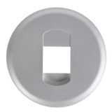 Legrand Céliane - Enjoliveur pour Prise haut-parleur Simple - Titane - Réf : 068511