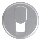 Legrand Céliane - Enjoliveur pour Prise Téléphone pour Réseau Mixte et Basique - Titane - Réf : 068537