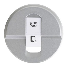 Legrand Céliane - Enjoliveur pour Prise RJ45 - Titane - Réf : 068551