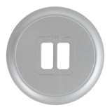Legrand Céliane - Enjoliveur pour Prise Double USB Type A et C - Titane - Réf : 068556