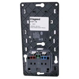 Legrand Céliane - Prise de Courant + Chargeur Universel Simple USB 1000 mA Semi-Encastré - Réf : 067116