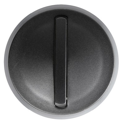 Legrand Céliane - Enjoliveur - VV / Poussoir avec Couronne Lum - Doigt Etroit Graphite - Réf : 065203
