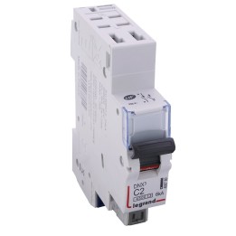 Legrand - Disjoncteur DNX³ 4500 -auto/auto - U+N 230V~ 2A - 4,5kA - courbe C - 1 mod - Réf : 406780