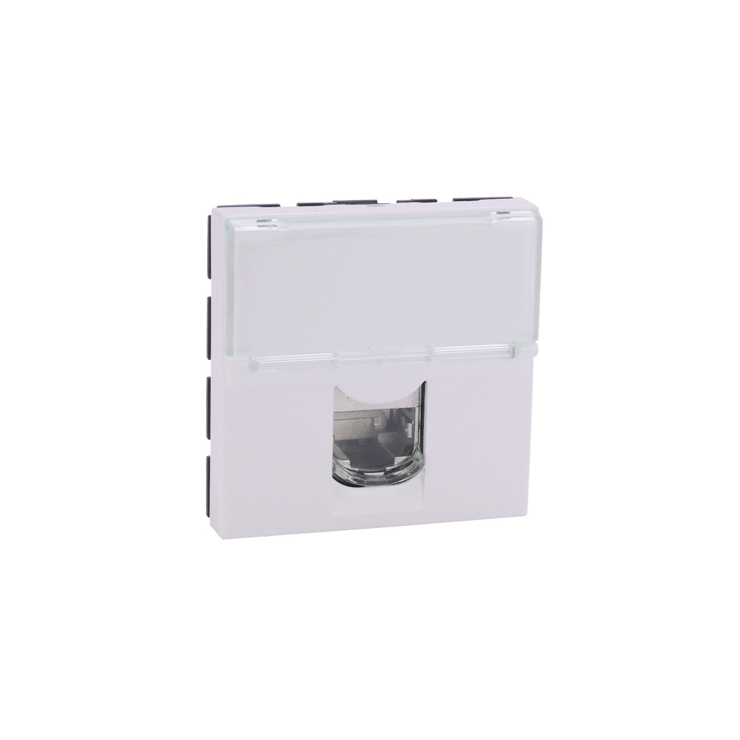 Prise RJ45 Catégorie 6 Legrand Mosaic – 5 Pièces, Blanc, Montage En Surface