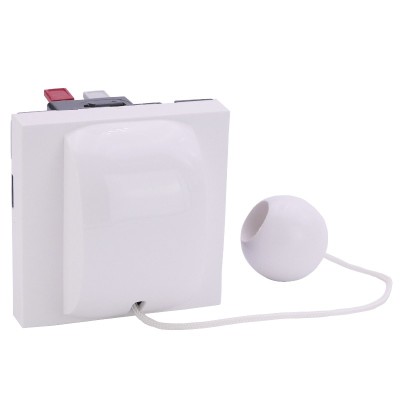 Legrand Mosaic - Va et Vient à tirage - 10 AX - 2 modules - blanc - Réf: 077014
