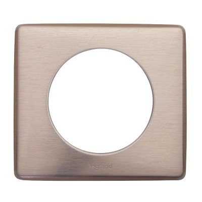 Legrand - Plaque Céliane - Métal - 1 poste - Copper - Réf : 068991