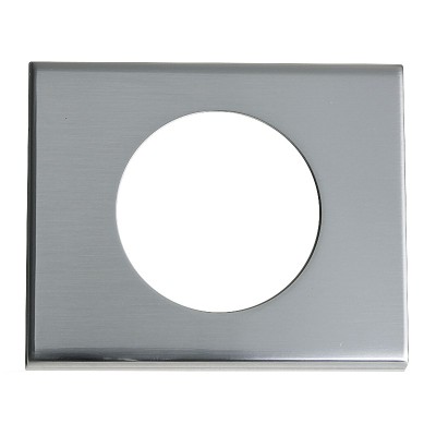 Legrand - Plaque Céliane - Matières - 1 poste - Inox Brossé - Réf : 069101