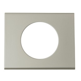 Legrand - Plaque Céliane - Matières - 1 poste - Nickel Velours - Réf : 069111