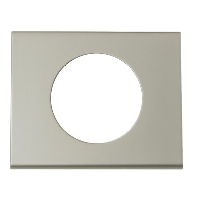 Legrand - Plaque Céliane - Matières - 1 poste - Nickel Velours - Réf : 069111