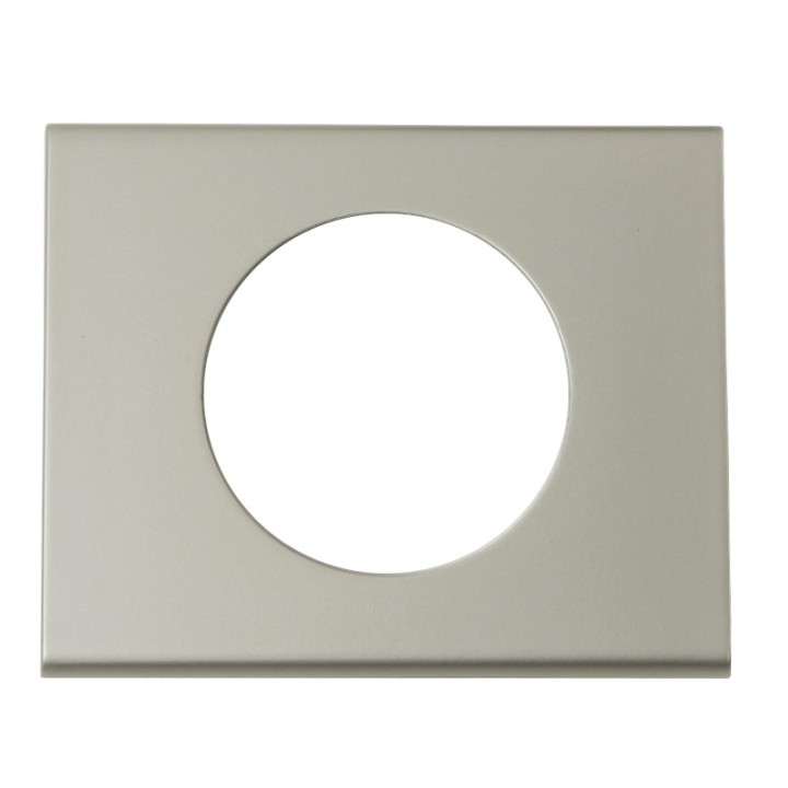 Legrand - Plaque Céliane - Matières - 1 poste - Nickel Velours - Réf : 069111