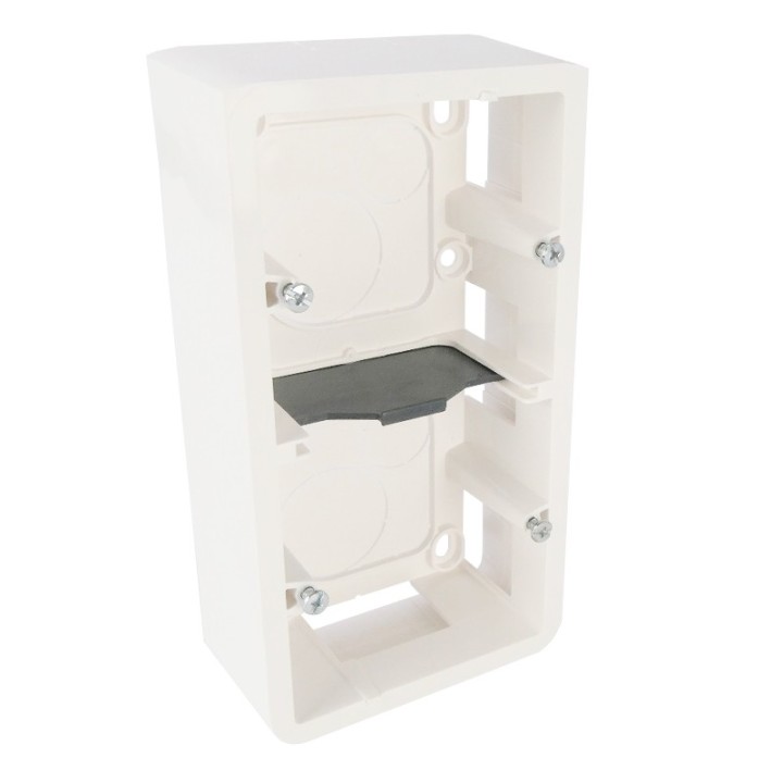 Legrand - Cadre saillie Mosaic - profondeur 40 mm - 5 ou 2x2 modules vertical - Réf : 080282