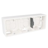 Legrand - Cadre saillie Mosaic - profondeur 40 mm - 6, 8 ou 3x2 modules horizontal - Réf : 080286