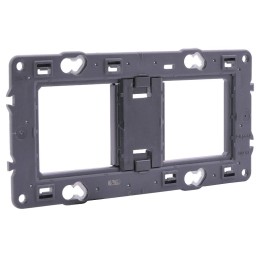 Legrand - Support pour fixation à vis Batibox - montage horiz/vert -pour 2 postes -4/5 mod - Réf : 080252