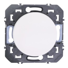 Legrand - Poussoir simple dooxie 6A 250V~ finition blanc - Réf : 600004