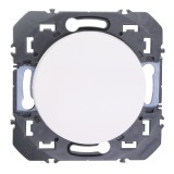 Legrand - Poussoir simple dooxie 6A 250V~ finition blanc - Réf : 600004