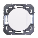 Legrand - Poussoir simple avec voyant lumineux dooxie 6A 250V~ finition blanc - Réf : 600016