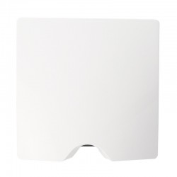 Legrand - Sortie de câble IP21 dooxie livrée complète avec plaque finition blanc - Réf : 600323