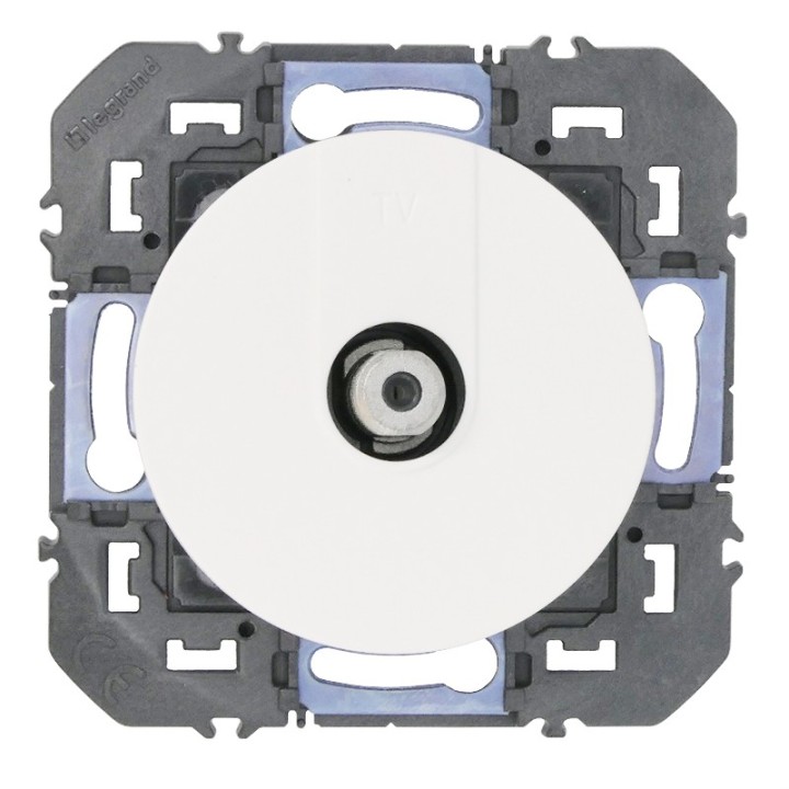 Legrand - Prise TV type F à visser dooxie finition blanc - Réf : 600350