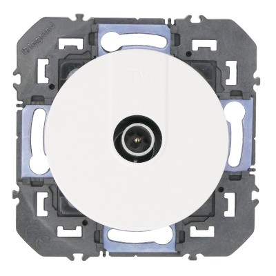 Legrand - Prise TV simple étoile blindée dooxie finition blanc - Réf : 600351