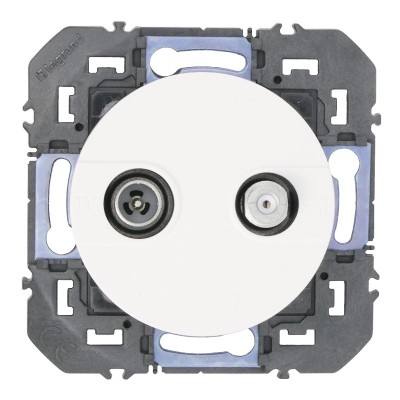 Legrand - Prise TV-SAT étoile blindée dooxie finition blanc - Réf : 600356