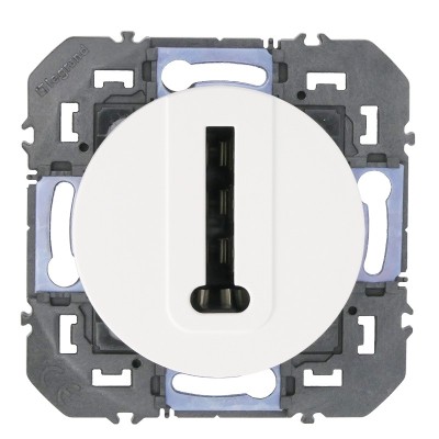 Legrand - Prise téléphone en T dooxie finition blanc - Réf : 600368