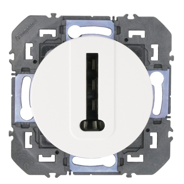 Legrand - Prise téléphone en T dooxie finition blanc - Réf : 600368