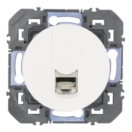 Legrand - Prise blindée RJ45 cat6 STP dooxie finition blanc - Réf : 600375