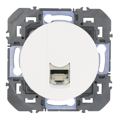 Legrand - Prise blindée RJ45 cat6 STP dooxie finition blanc - Réf : 600375