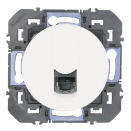 Legrand - Prise blindée RJ45 cat6 FTP dooxie finition blanc - Réf : 600376