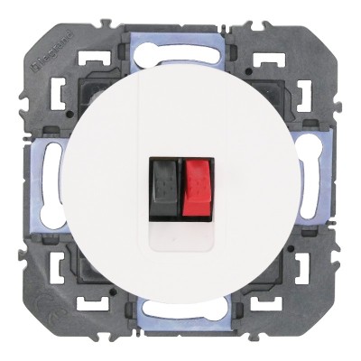 Legrand - Prise haut-parleur simple dooxie finition blanc - Réf : 600381