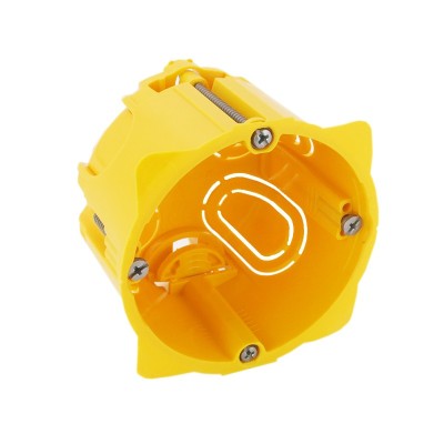 Legrand - Boîte monoposte Batibox - cloison sèche - vis/griffe - 1 poste - prof. 50 - Réf : 080051