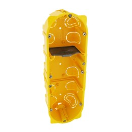 Legrand - Boîte multiposte Batibox - cloison sèche - 3 postes - 6/8 mod - prof. 50 - Réf : 080053