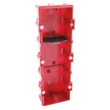 Legrand - Boîte multiposte Batibox - maçonnerie - 3 postes 6/8 mod - vert/horiz -prof. 40 - Réf : 080143