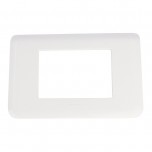 Legrand Plaque pour 3 modules blanc Mosaic 078803